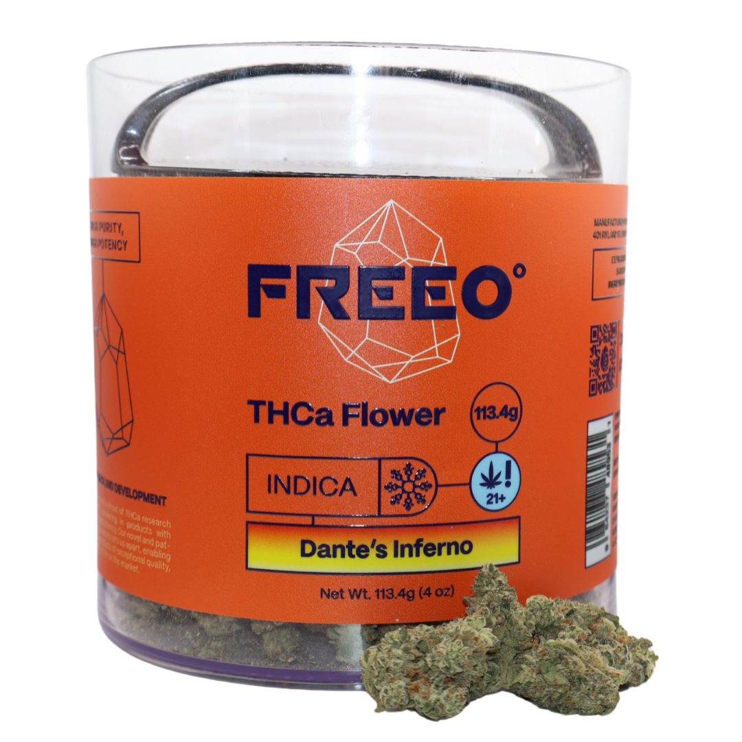 THCa Flower – 112 Gram Jar (Quarter Pound)
