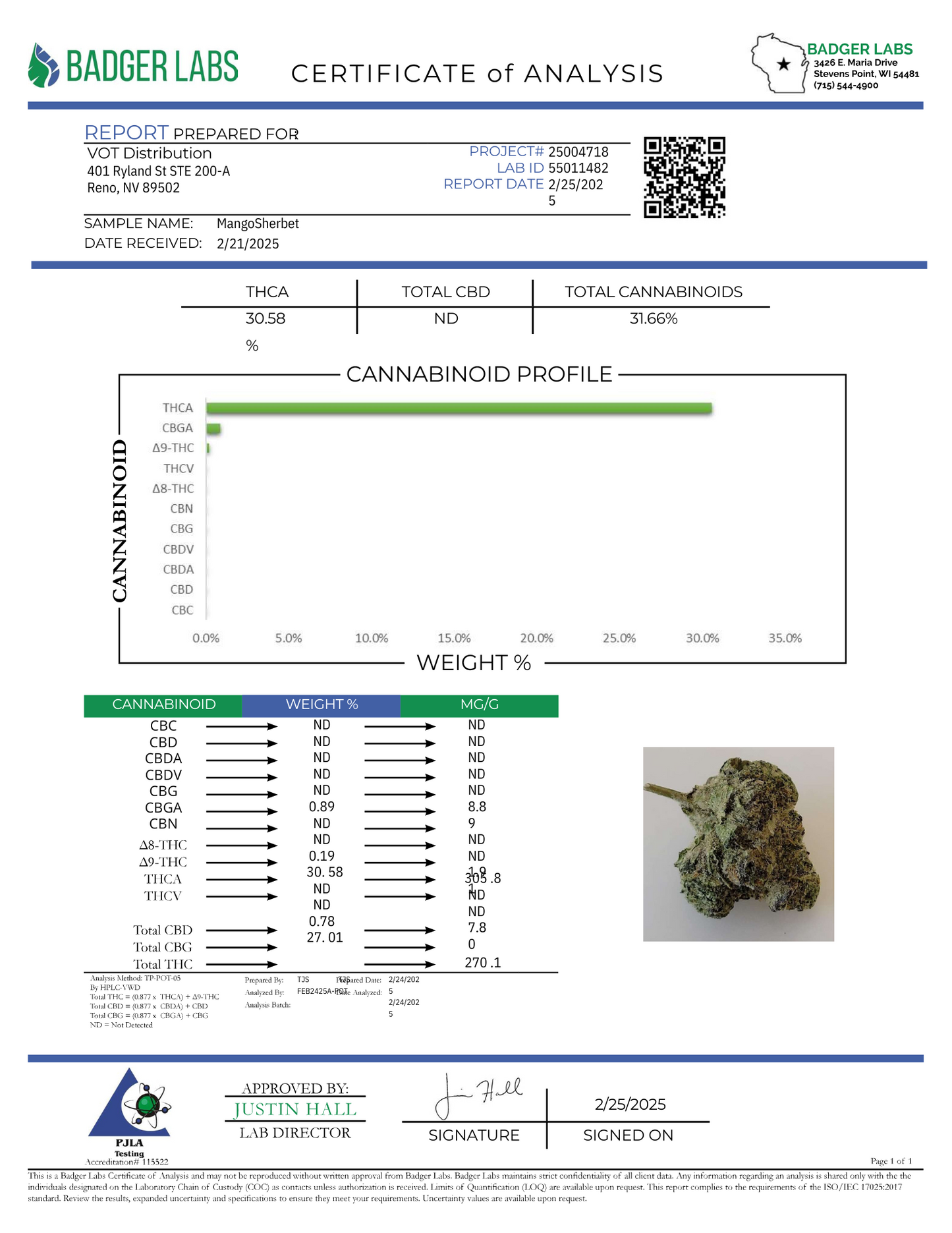 Mango Sherbet  – Bulk THCa Flower | Tier 2