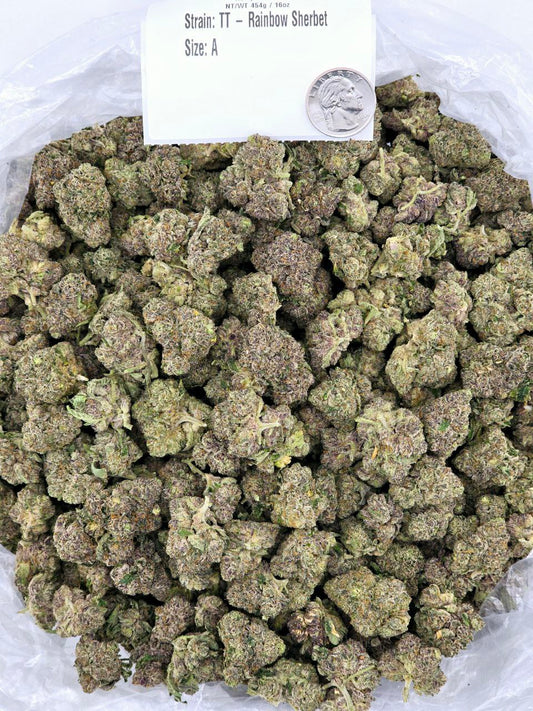 Rainbow Sherbet – Bulk THCa Flower | Tier 2